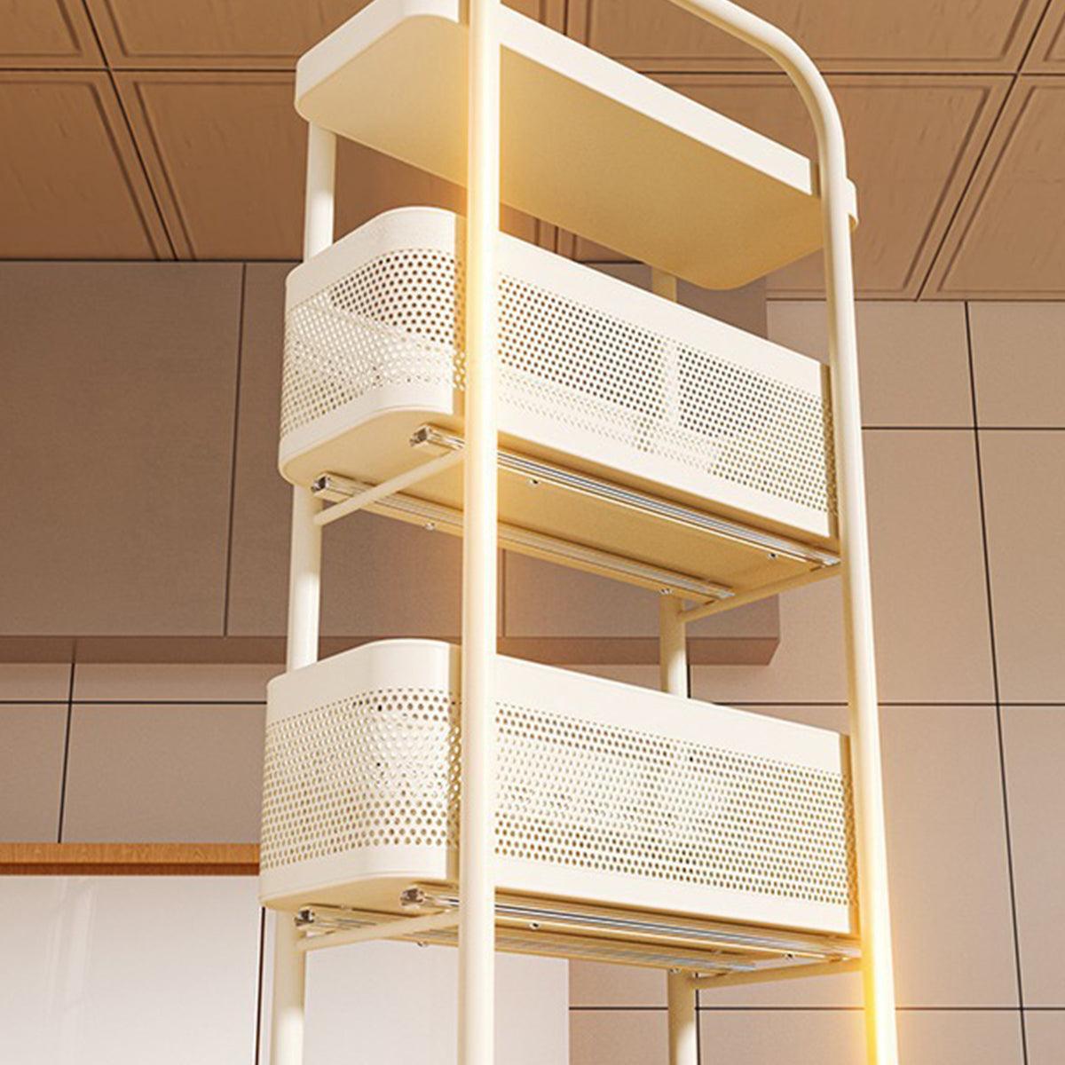 Pull Out Narrow Storage Cart Two Colours | StorageOZ