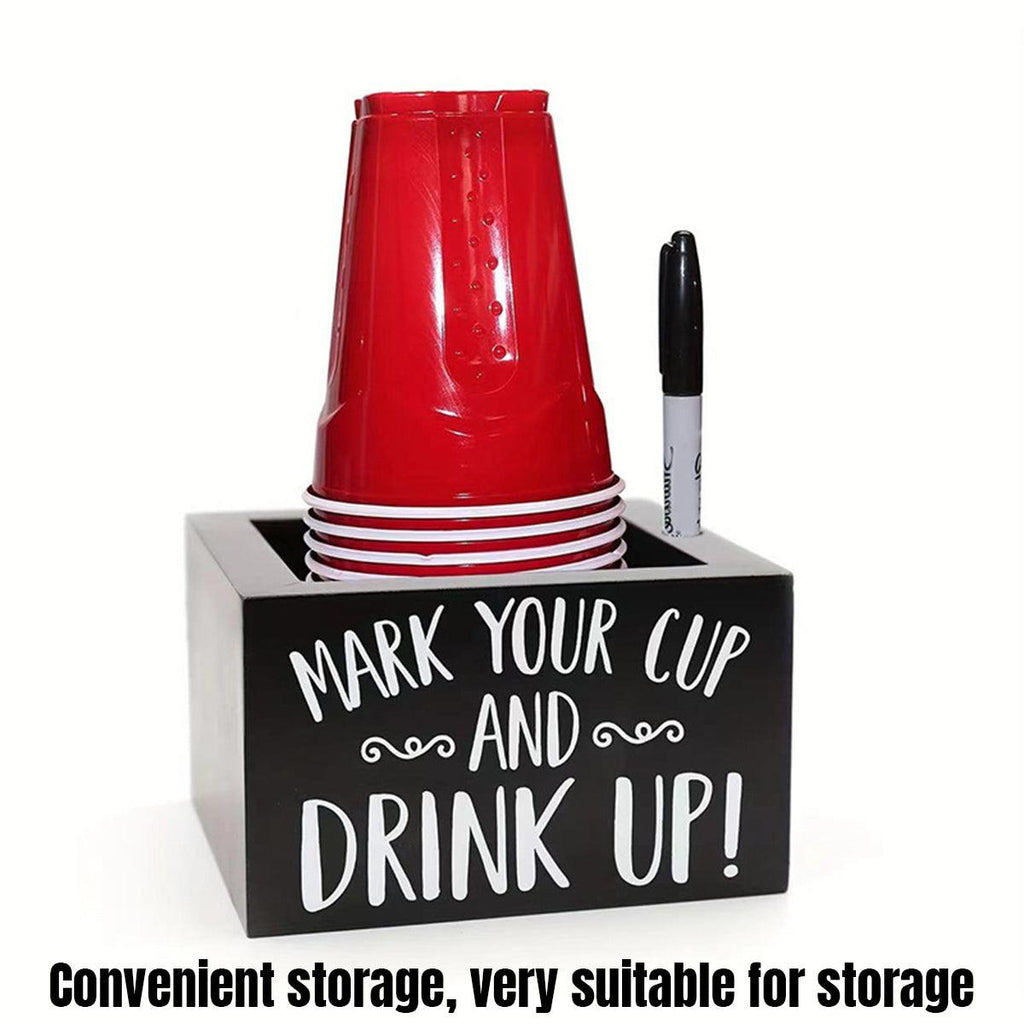 Pine Wood Cup Holder Square or Rectangle | StorageOZ