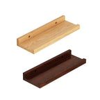 Wooden Floating Wall Shelf Two Finishes Set | StorageOZ