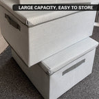XL Foldable Clothes Box Two Patterns Set | StorageOZ