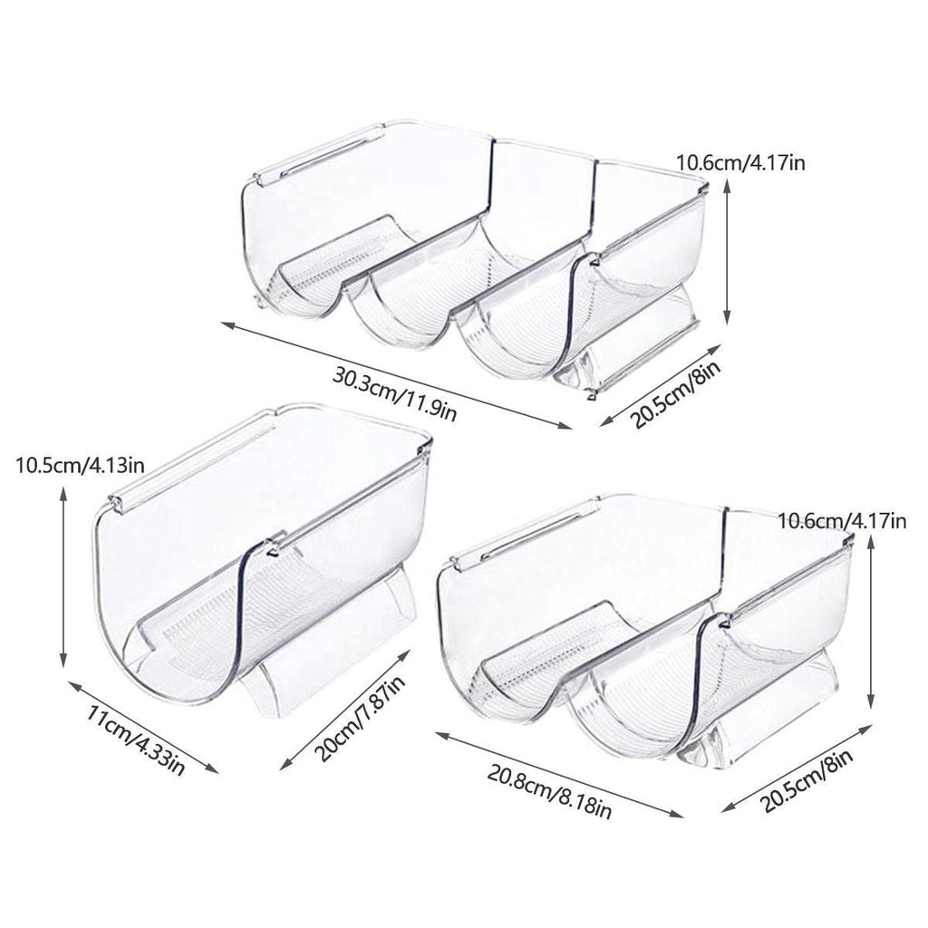 Stackable Fridge Bottle Storage Rack Set | StorageOZ