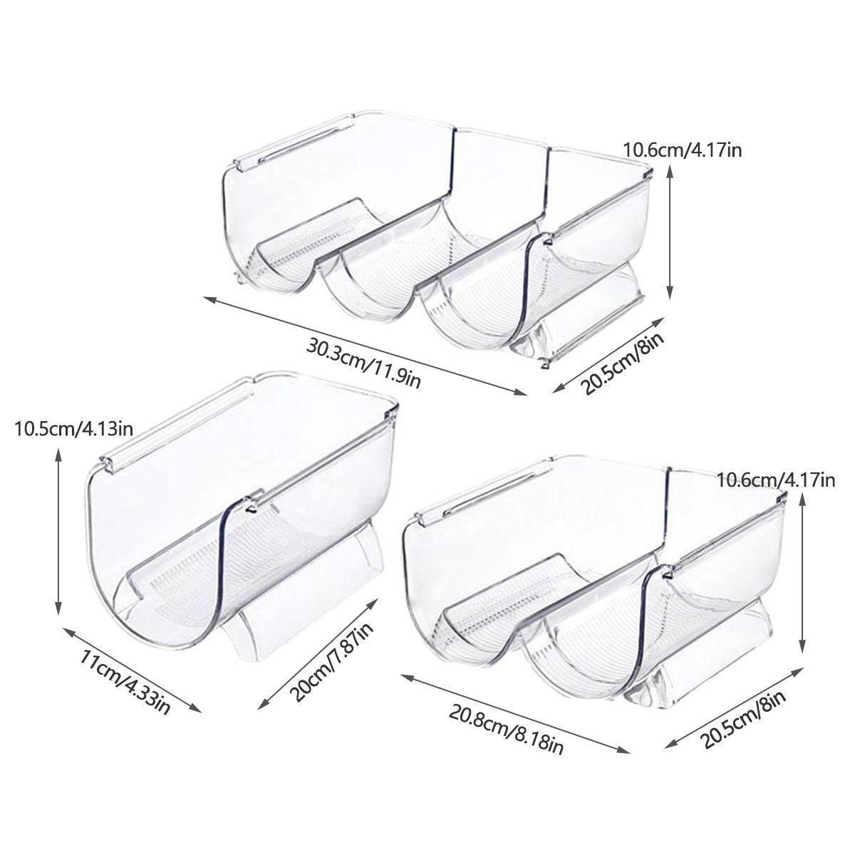 Stackable Fridge Bottle Storage Rack Set | StorageOZ