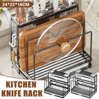 Carbon Steel Knife Rest Two Colours Rack | StorageOZ