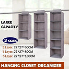 Hanging Closet Organiser in Three Tier Options | StorageOZ