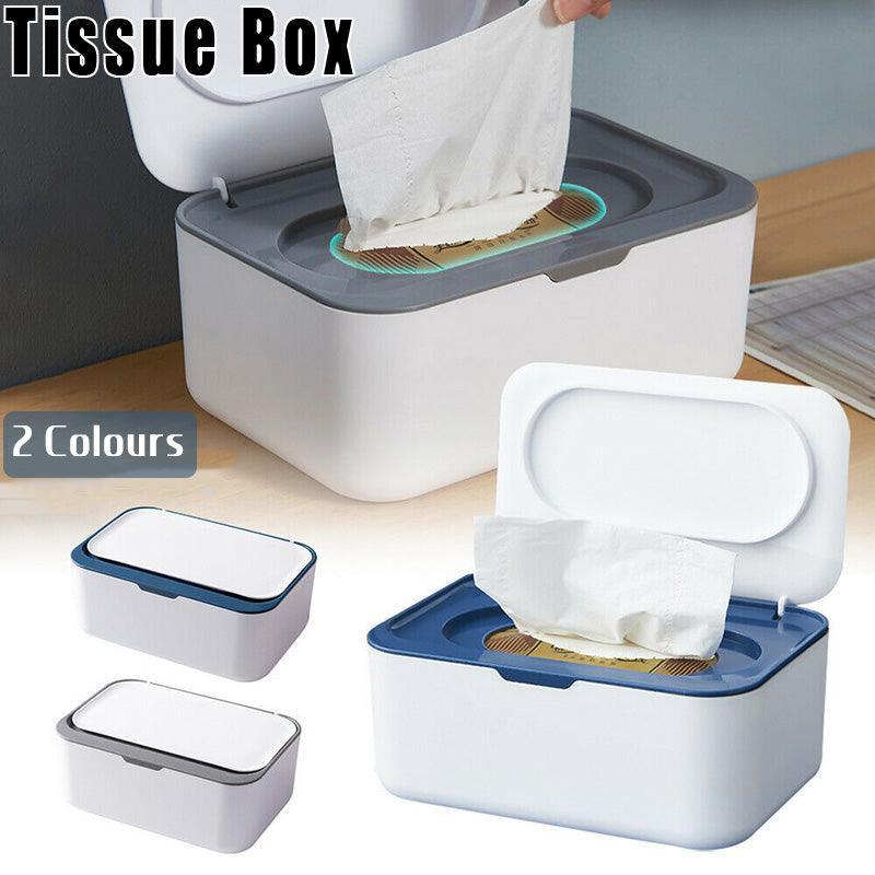 PP Wipe and Tissue Storage Box Two Colours | StorageOZ