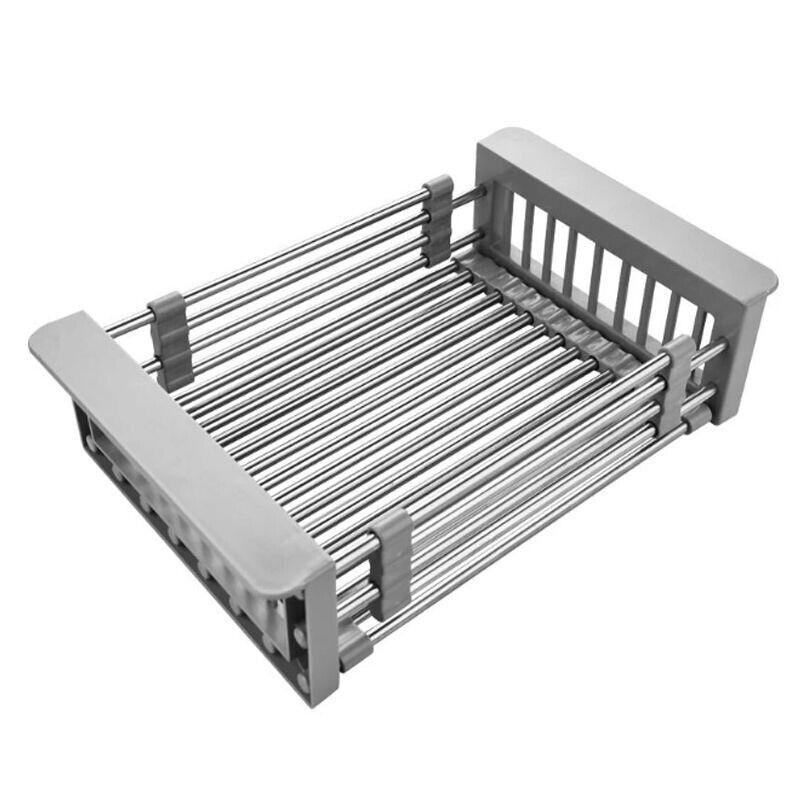 Stainless Steel Kitchen Drain Basket Rack | StorageOZ