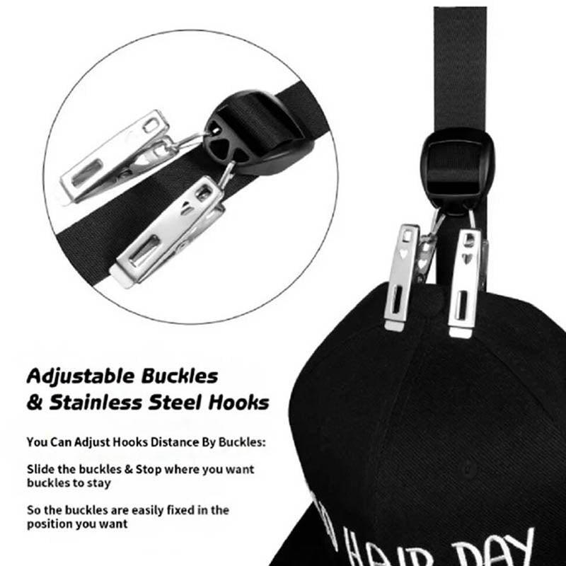 Over Door Baseball Cap Clip Rack Organiser | StorageOZ