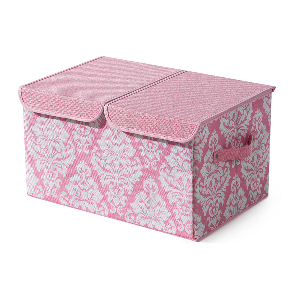 Double Lid Fabric Storage Box Six Colours | StorageOZ
