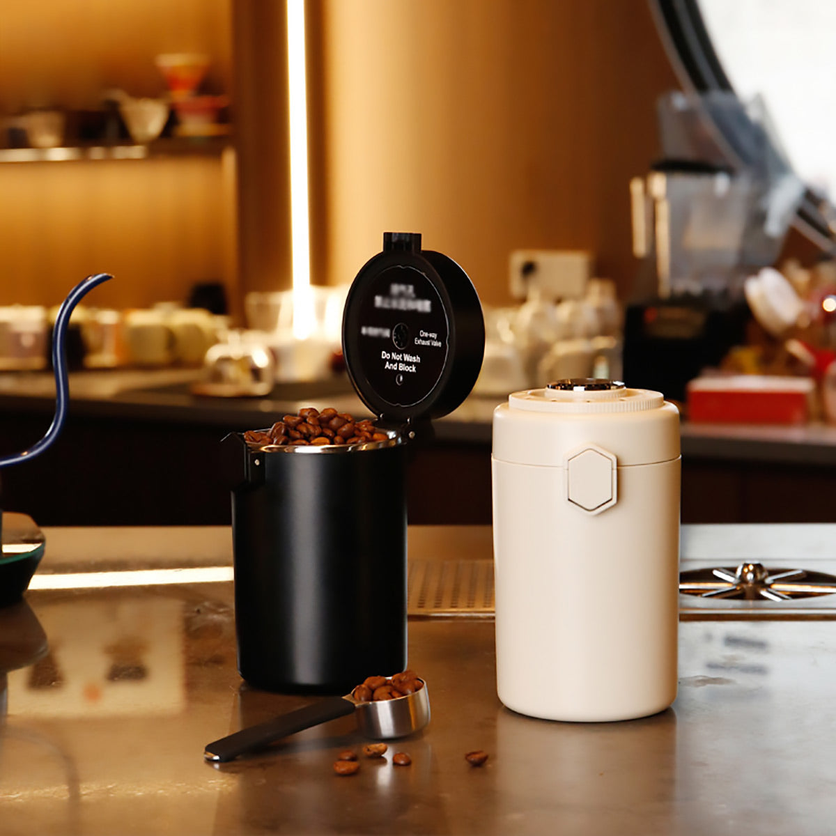 Sealed Jars Two Tones Kitchen Organiser Set | StorageOZ