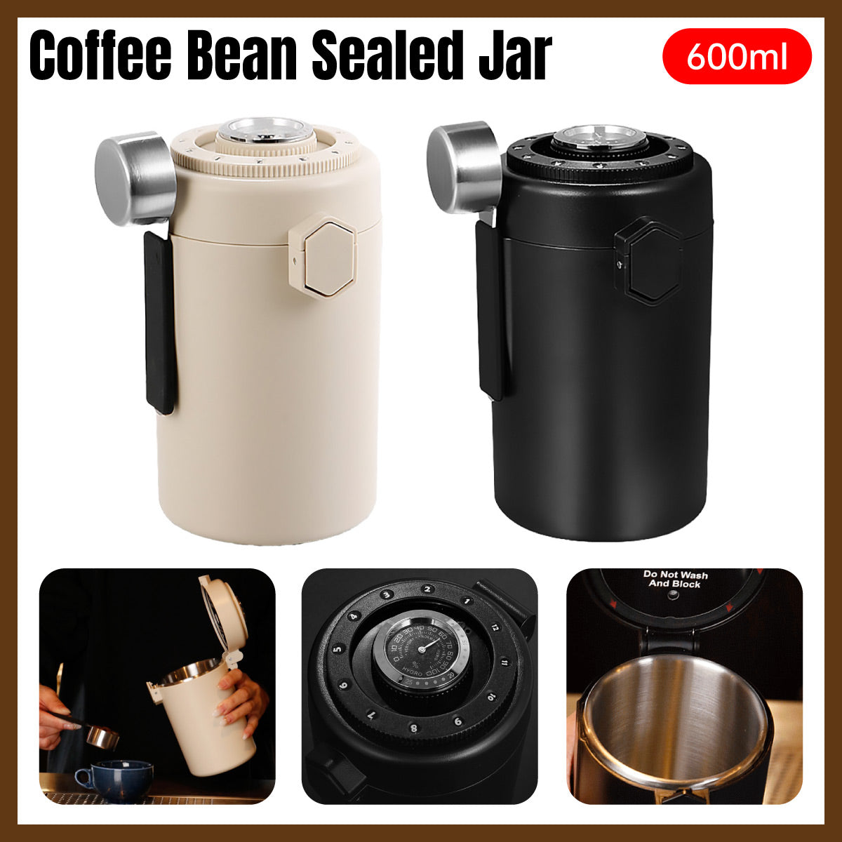 Sealed Jars Two Tones Kitchen Organiser Set | StorageOZ