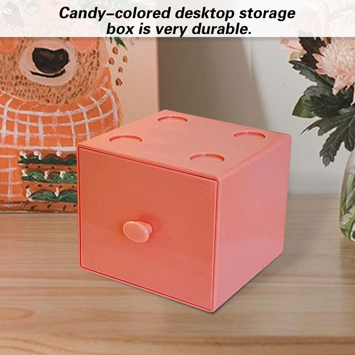 2 Pcs Stackable Mini Drawers Four Colours | StorageOZ