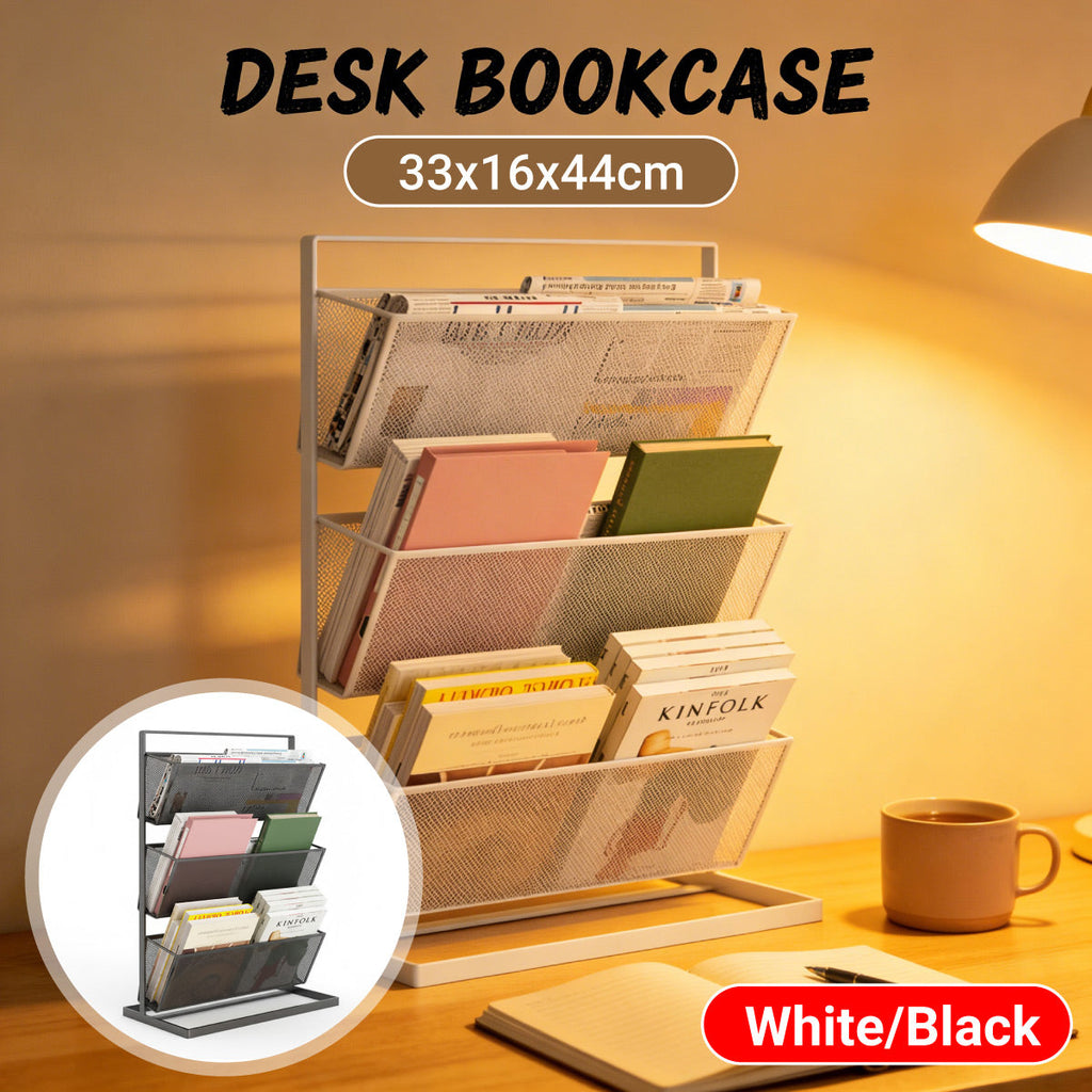 Desk Bookcases Two Colours Home Organiser | StorageOZ