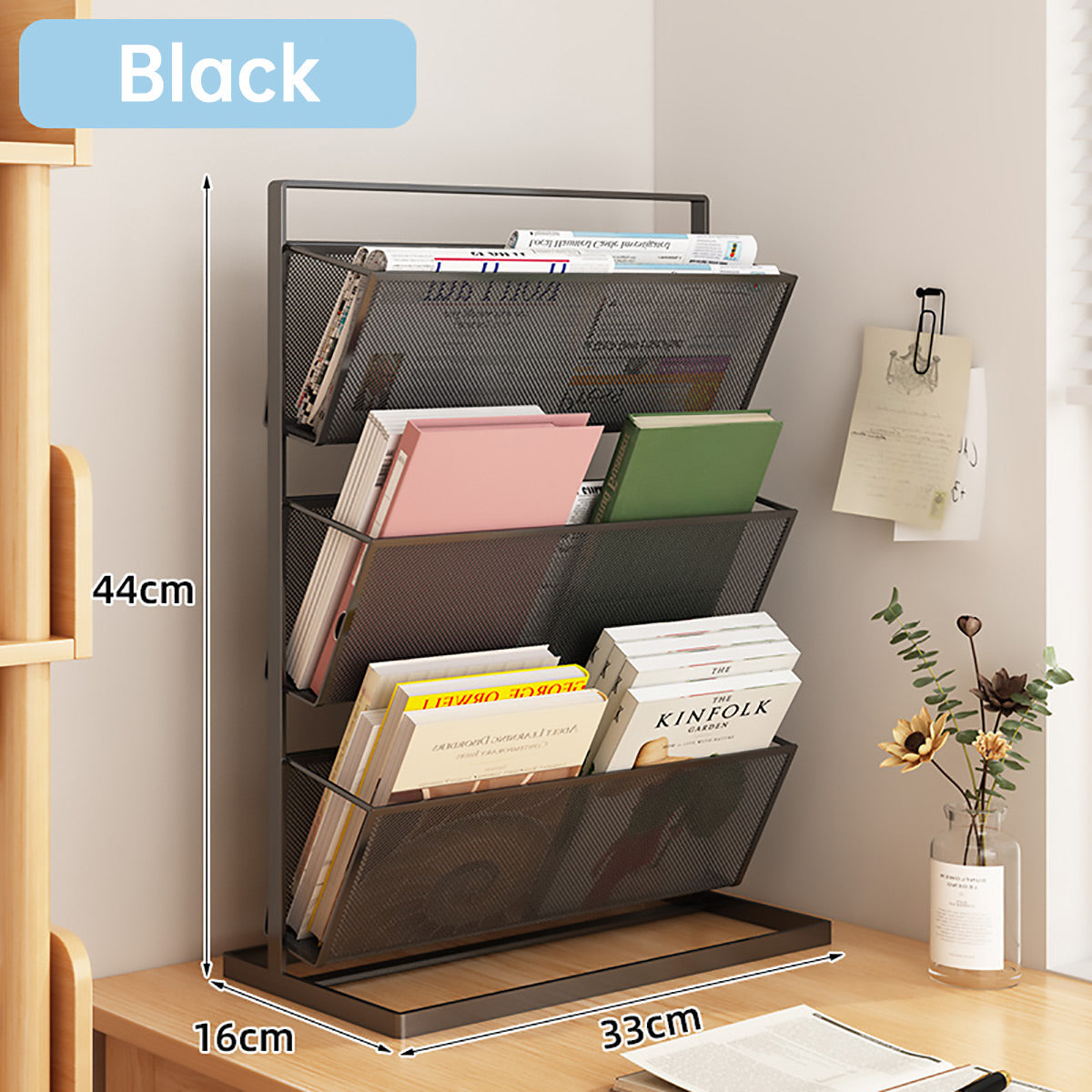 Desk Bookcases Two Colours Home Organiser | StorageOZ