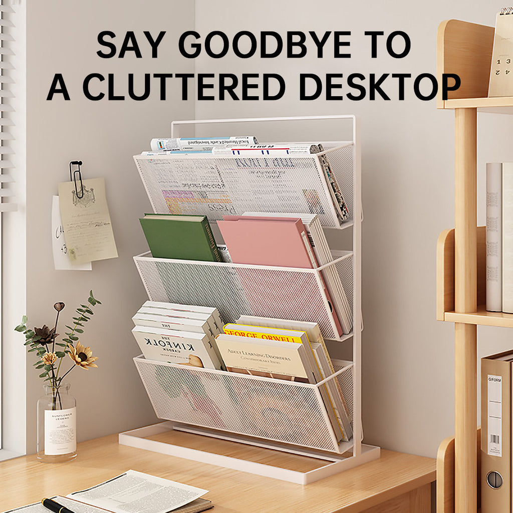 Desk Bookcases Two Colours Home Organiser | StorageOZ