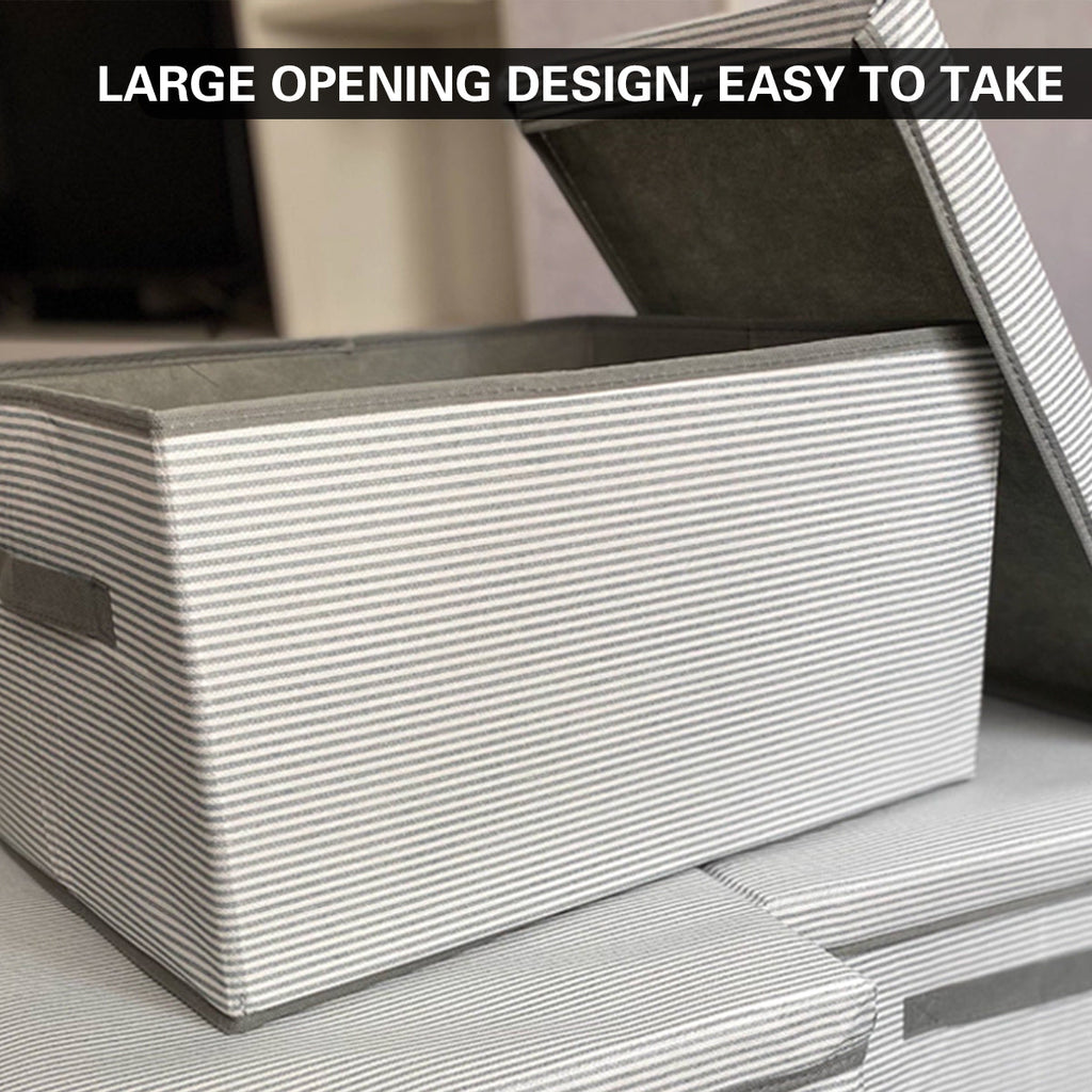 XL Foldable Clothes Box Two Patterns Set | StorageOZ