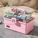 Multi Layer Medicine Box Three Colours Set | StorageOZ