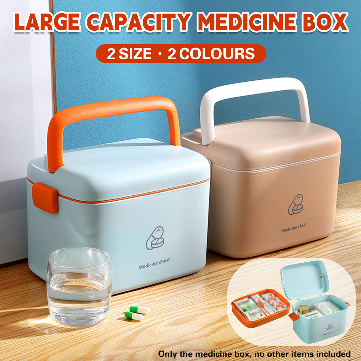 PP First Aid Storage Box Four Options Set | StorageOZ