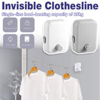 Retractable Wall Clothesline 4.3m Two Colours | StorageOZ