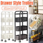 Pull Out Narrow Storage Cart Two Colours | StorageOZ