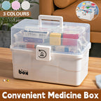 Multi Layer Medicine Box Three Colours Set | StorageOZ