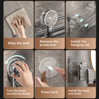 3 Tier No Drill Towel Rack Two Colours Set | StorageOZ