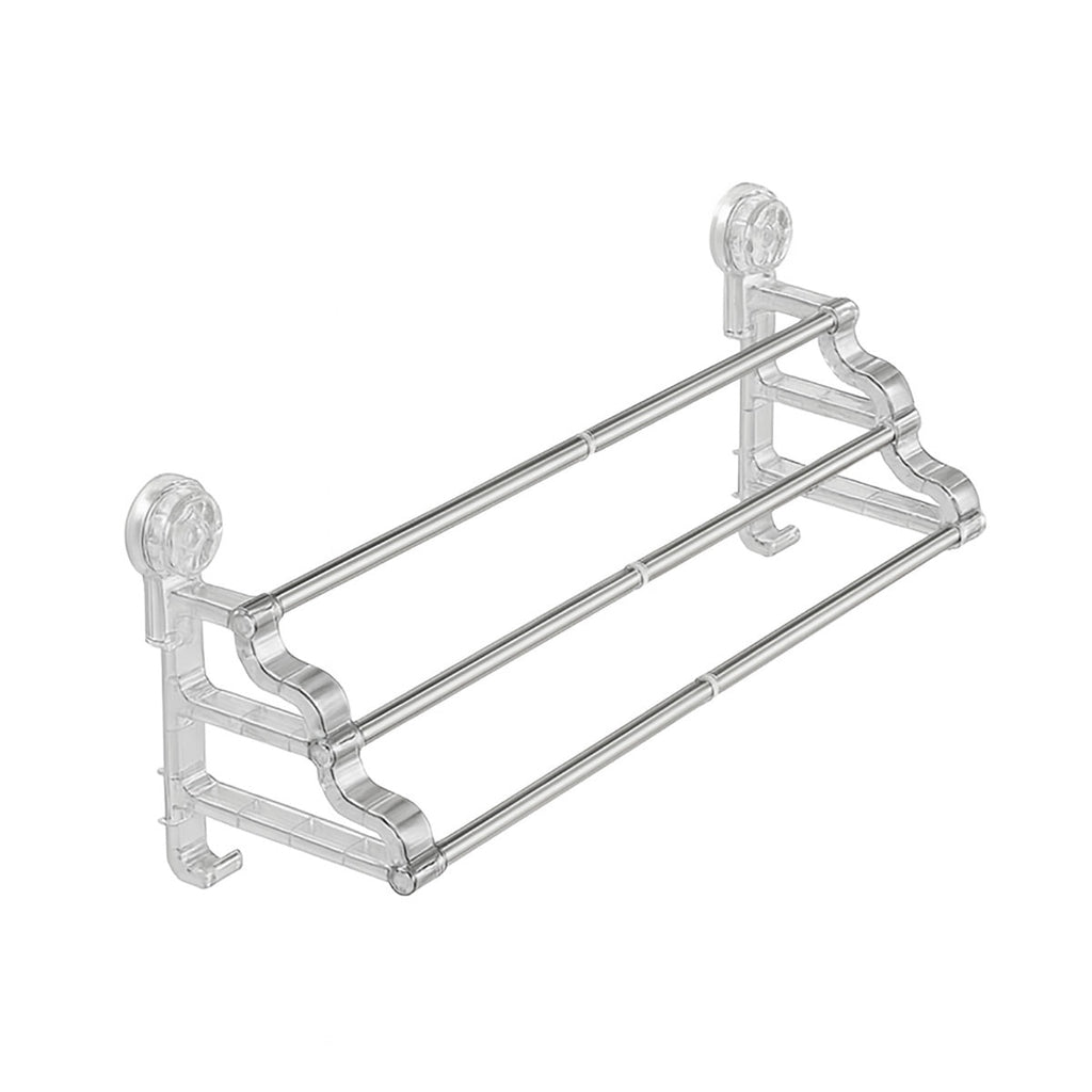 3 Tier No Drill Towel Rack Two Colours Set | StorageOZ