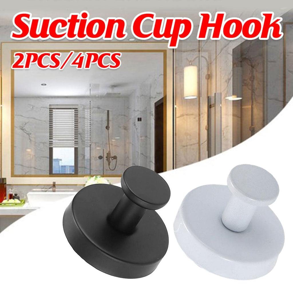 Suction Cup Hooks 2 or 4 Pcs Two Colours | StorageOZ