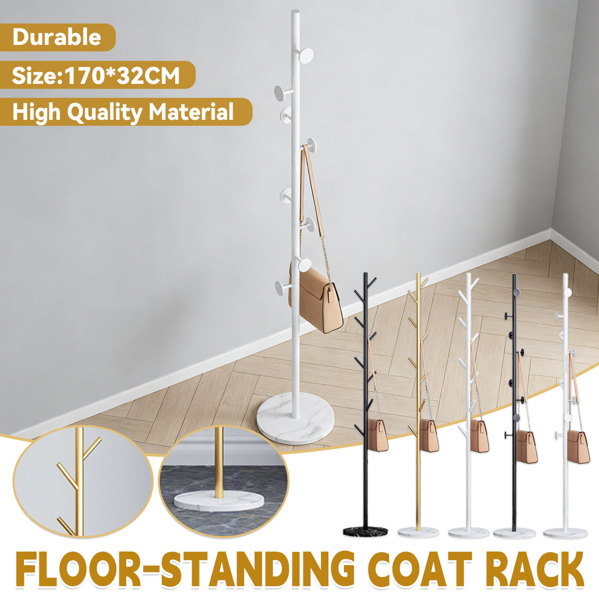 Standing Coat Rack Five Styles Organiser | StorageOZ