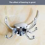Folding Swivel Wall Hook Two Finishes Set | StorageOZ