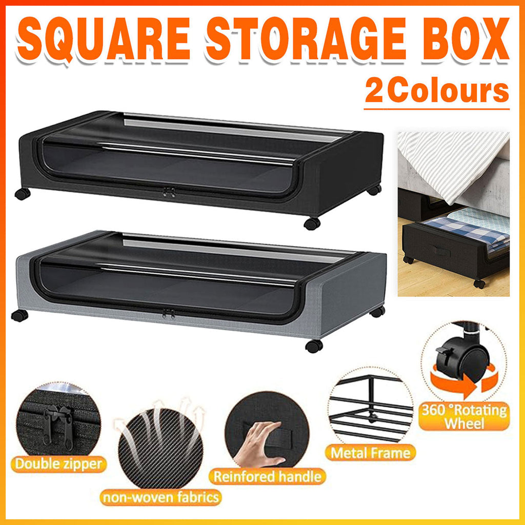 Under Bed Rolling Storage Box Two Colours | StorageOZ