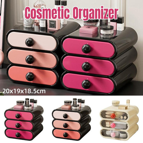 3 Tier Makeup Drawer Box in Three Colours | StorageOZ