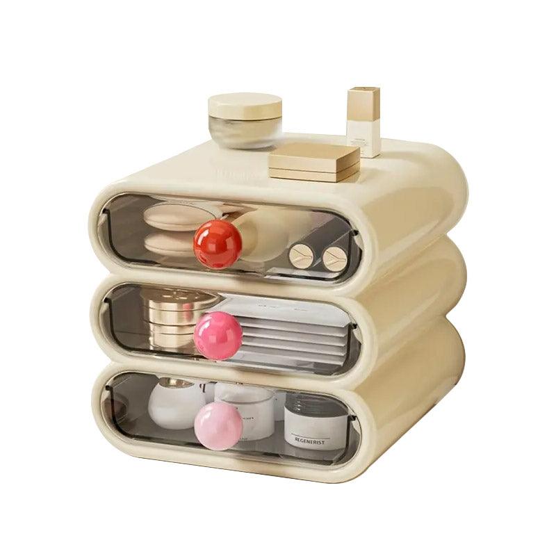 3 Tier Makeup Drawer Box in Three Colours | StorageOZ