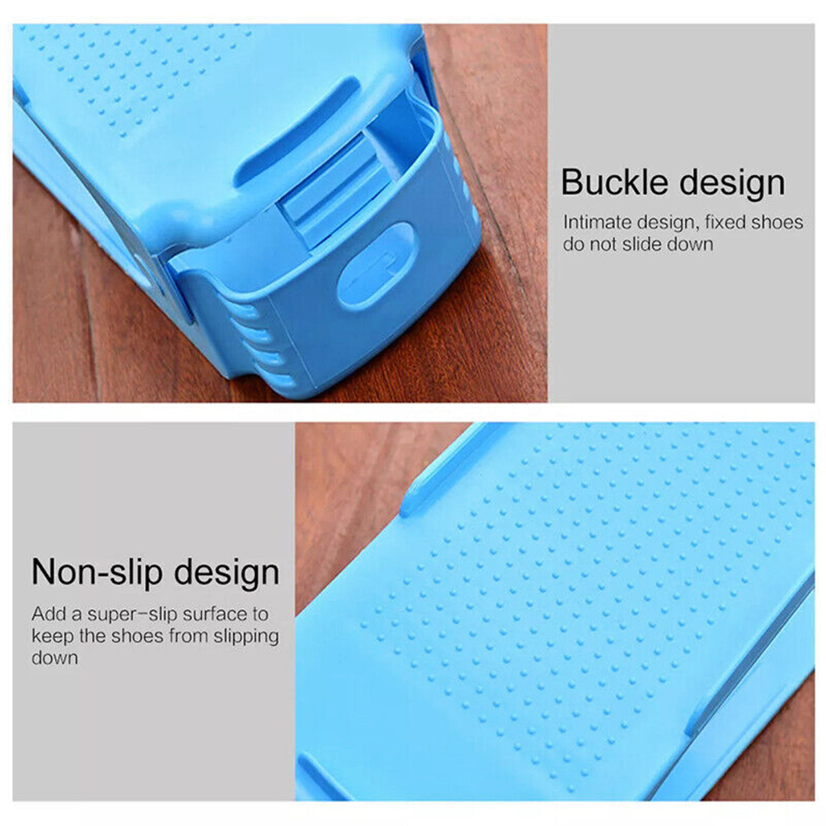 20 Pcs Adjustable Shoe Rack Tray Organiser | StorageOZ