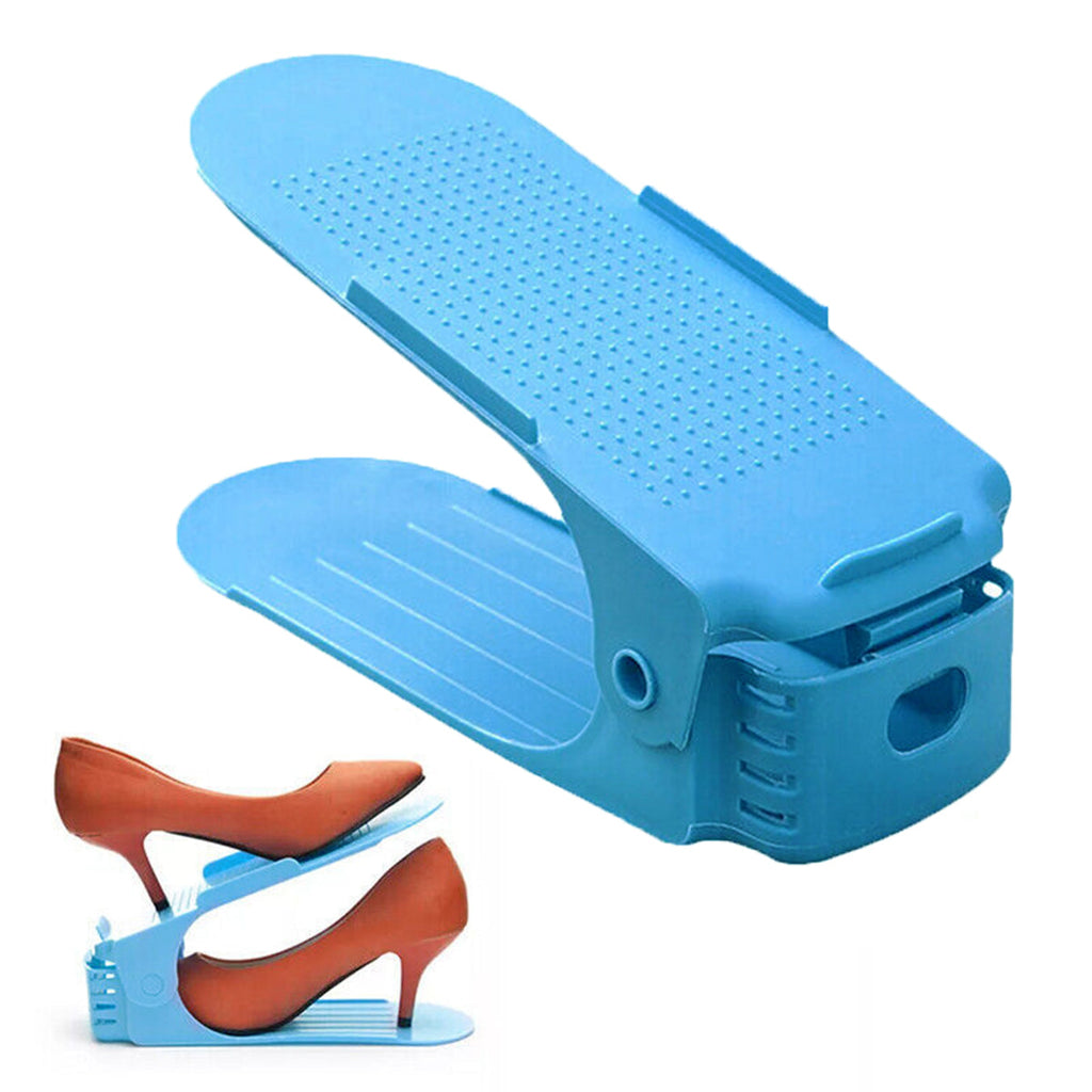 20 Pcs Adjustable Shoe Rack Tray Organiser | StorageOZ