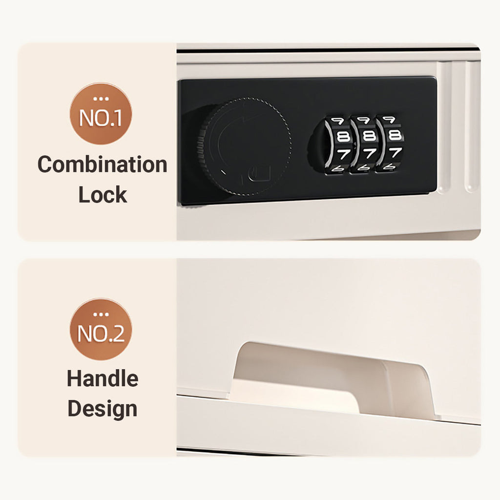 Code Lock Drawer Cabinet Two Heights Set | StorageOZ