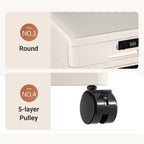 Code Lock Drawer Cabinet Two Heights Set | StorageOZ