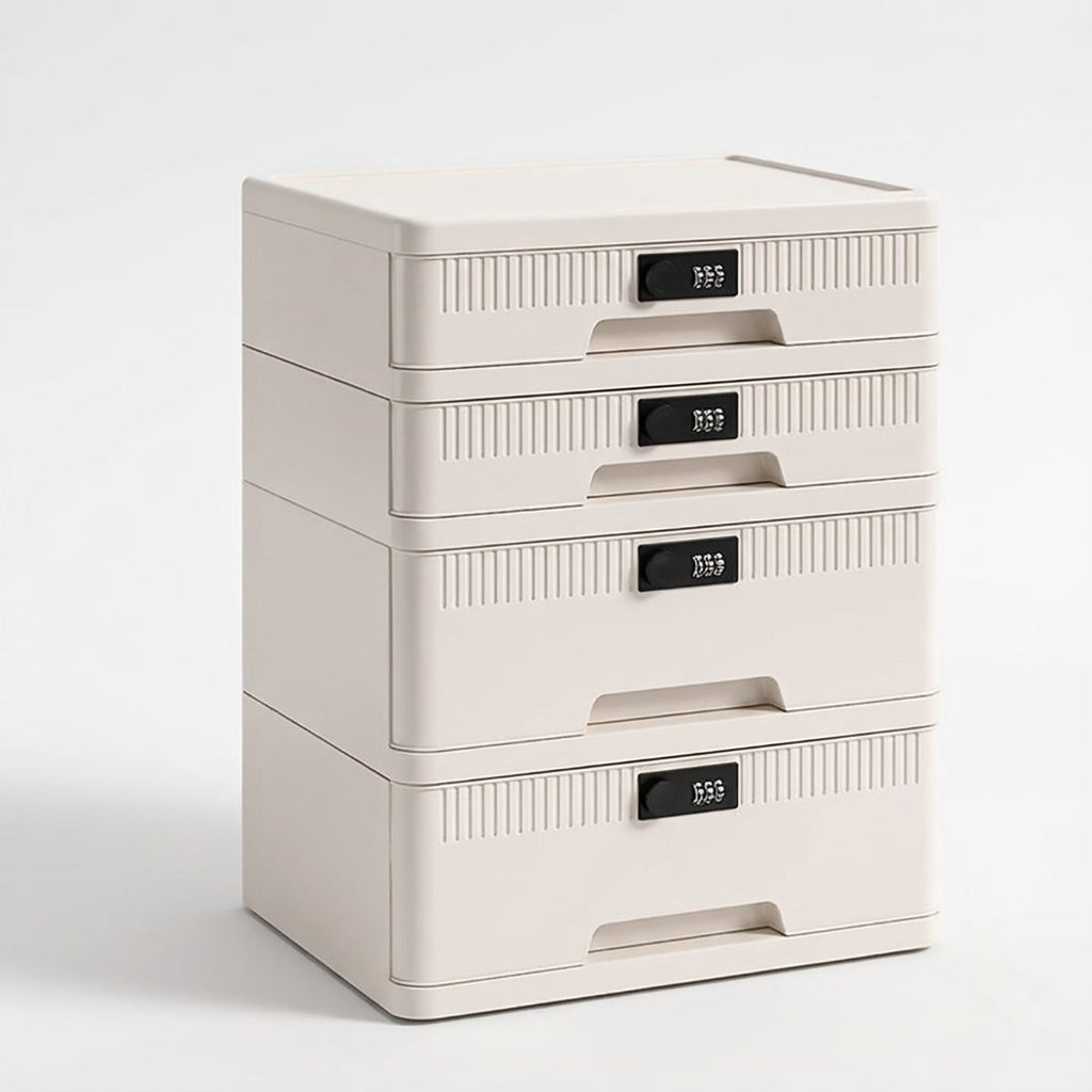 Code Lock Drawer Cabinet Two Heights Set | StorageOZ