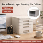 4 Tier A4 File Cabinet Lock Options Rack | StorageOZ