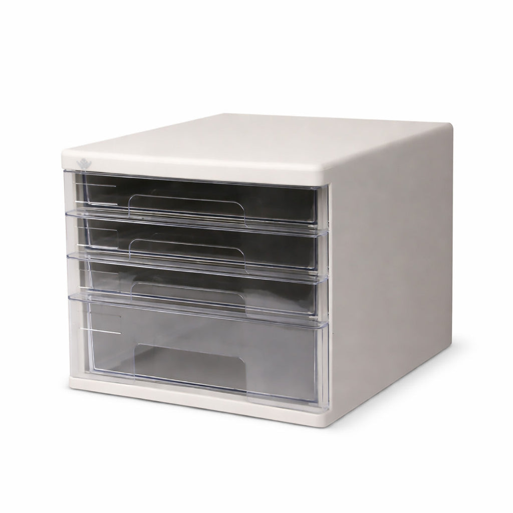4 Tier A4 File Cabinet Lock Options Rack | StorageOZ