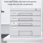 4 Tier A4 File Cabinet Lock Options Rack | StorageOZ