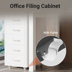 White Metal File Cabinet Two Heights Set | StorageOZ