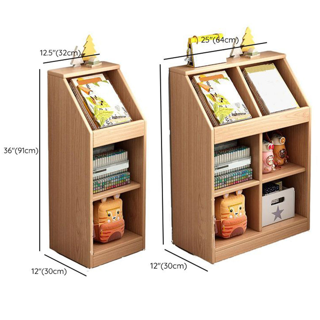 Wood Look Bookshelf Two Widths Organiser | StorageOZ