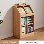 Wood Look Bookshelf Two Widths Organiser | StorageOZ
