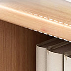 Wood Look Bookshelf Two Widths Organiser | StorageOZ