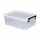 Clear PP Storage Boxes in Two Sizes Rack | StorageOZ