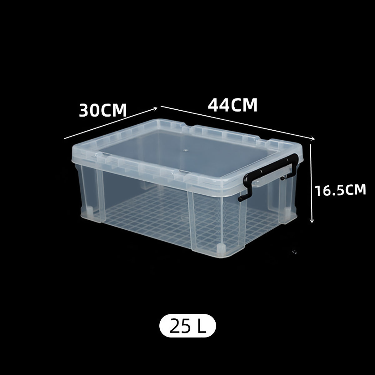 Clear PP Storage Boxes in Two Sizes Rack | StorageOZ