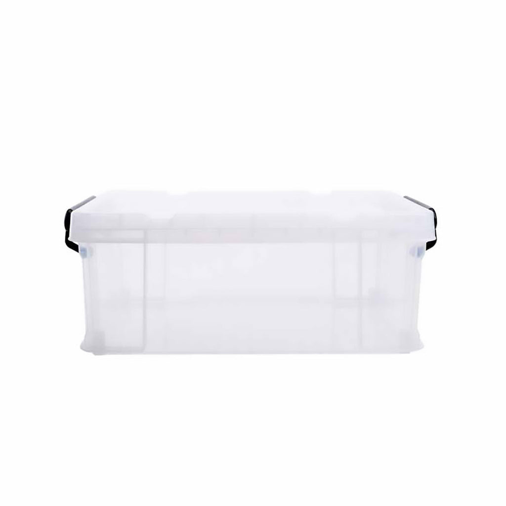 Clear PP Storage Boxes in Two Sizes Rack | StorageOZ