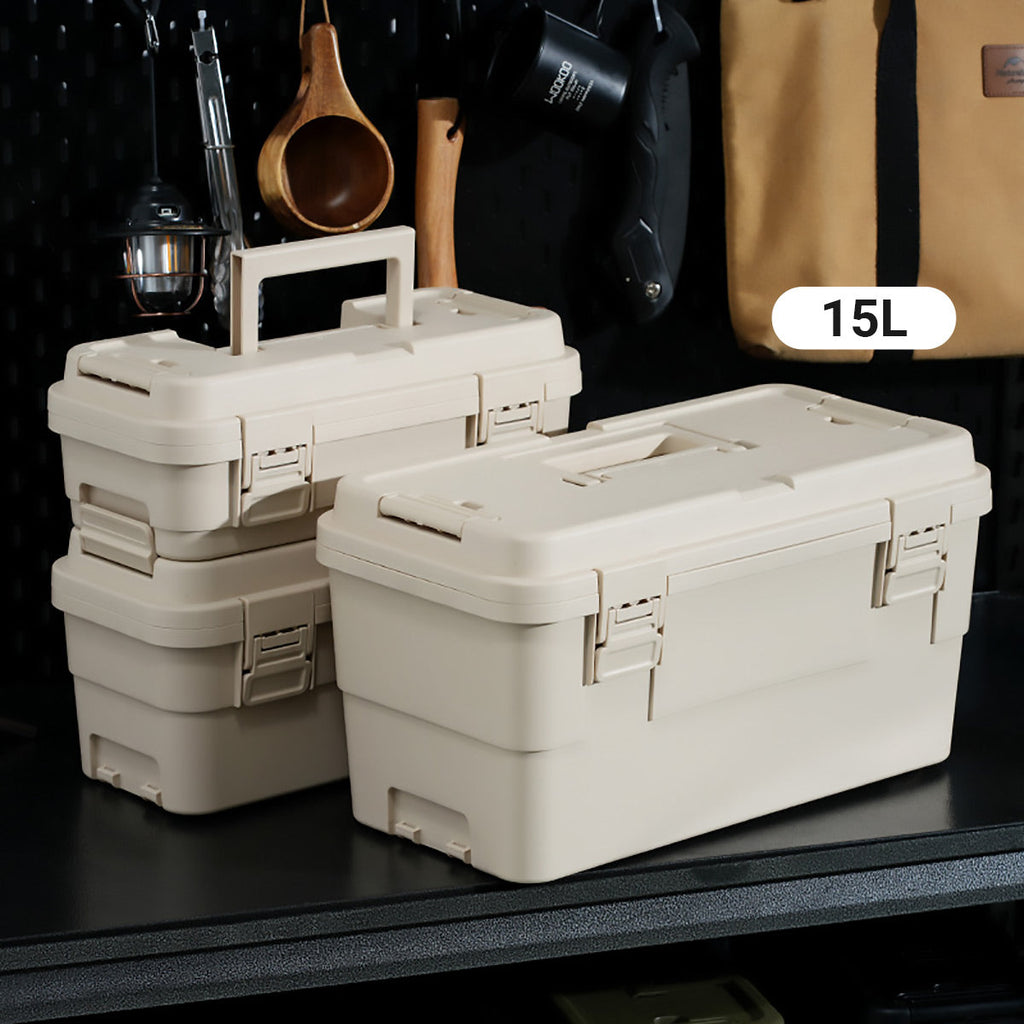 15L PP Tool Storage Box Two Colours Rack | StorageOZ