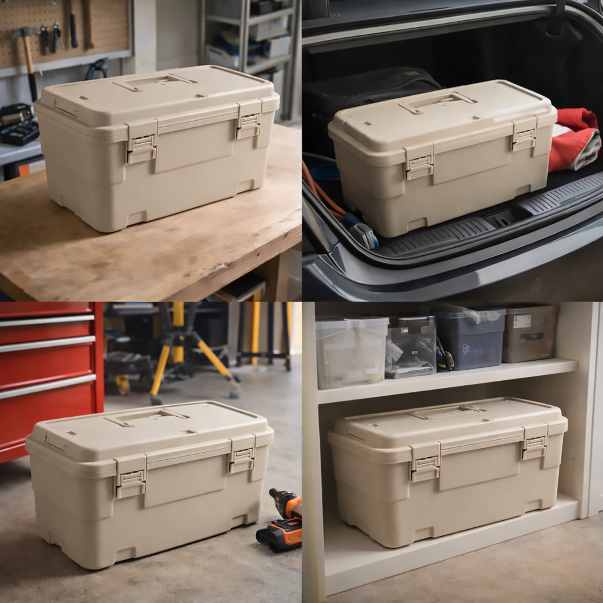 15L PP Tool Storage Box Two Colours Rack | StorageOZ
