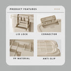15L PP Tool Storage Box Two Colours Rack | StorageOZ